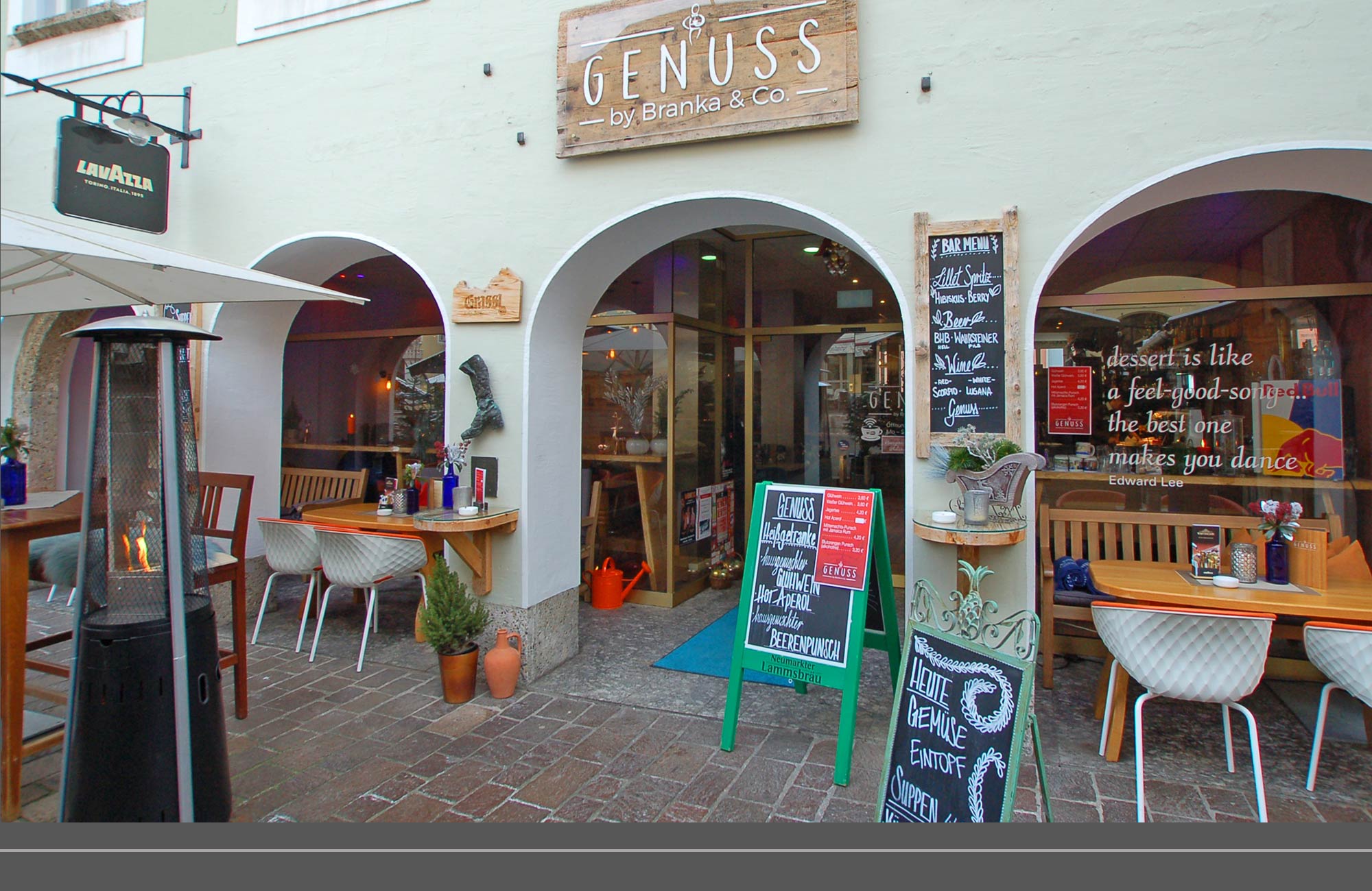 genuss berchtesgaden feinkost wein tee cafe